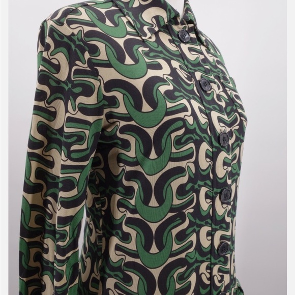 Diane von Furstenberg Silk Long Sleeve Dress, 2 - Picture 12 of 15